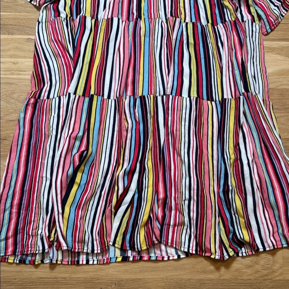 Uncle Frank Multicolor Striped Flowy Dress Women’s S - Picture 6 of 13